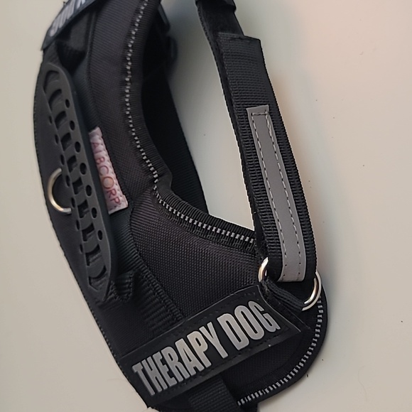 Albcorp Reflective Therapy Dog Harness Adjustable Straps Removable Patches, XS - Picture 10 of 12